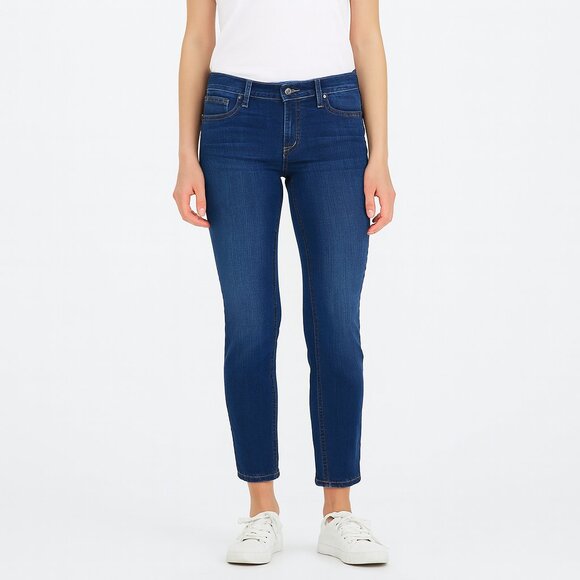 DL1961 Crop Ankle Length Skinny Blue Jeans Size 29 - Picture 1 of 10